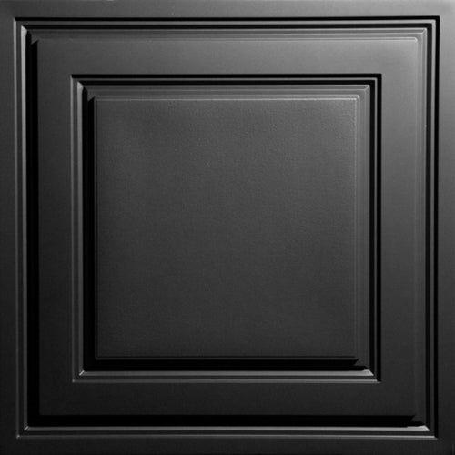 ceilume black, black drop ceiling tiles, stratford black ceiling tiles, black drop ceiling, black stratford tiles