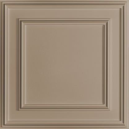 Ceilume Cambridge, 2x2, decorative drop ceiling panels, lightweight ceiling tiles for home and office, fire-rated and easy to install ceiling tiles, ceilume, cambridge, drop ceiling tiles, ceiling panels, coffered ceiling tile, decorative drop ceiling, drop ceiling ideas, waterproof ceiling tiles, drop ceiling panels, rigid vinyl tile, lobby ceiling, made in usa, vinyl ceiling tiles, ceiling renovation, suspended ceiling, suspended ceiling tiles, latte, light brown ceiling tile