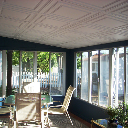 ceilume ceiling tiles, ceilume, stratford ceiling tiles, Ceilume stratford, stratford white ceiling tiles, stratford vinyl ceiling tiles, basement drop ceiling, PVC Ceiling tiles, decorative drop ceiling panels